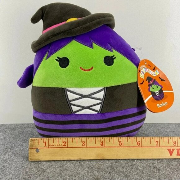 Squishmallows Roslyn 9” Halloween Witch Plush Stuffed Animal New With Tag - Picture 10 of 10